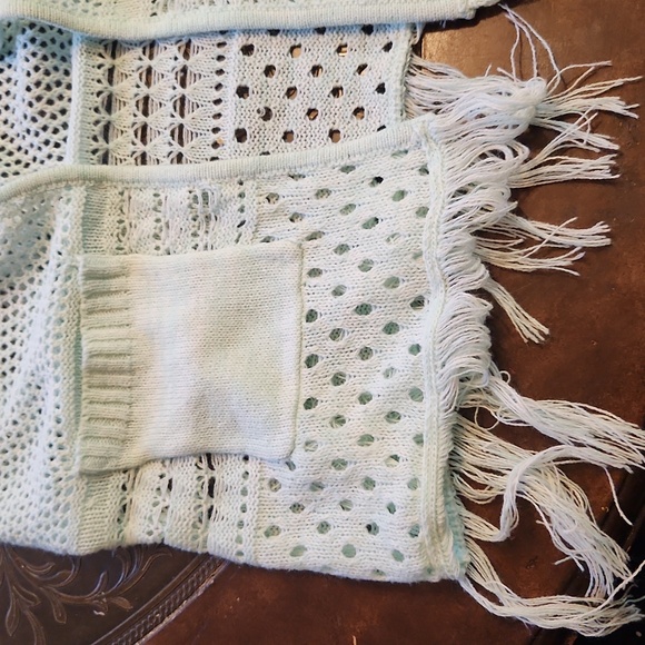 Introspect Pale Green Sweater Sz M - Picture 3 of 8